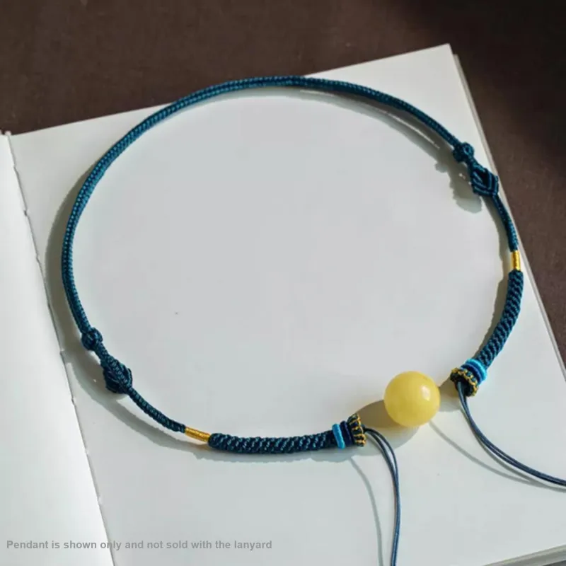 Moon Jewelry Braided String Necklaces Unisex-8