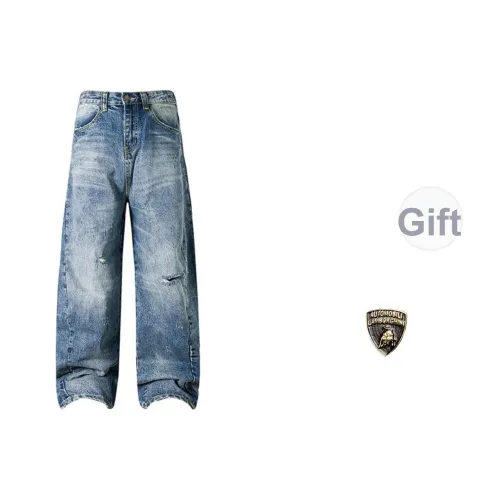 AUTOMOBILI LAMBORGHINI Джинсы Унисекс