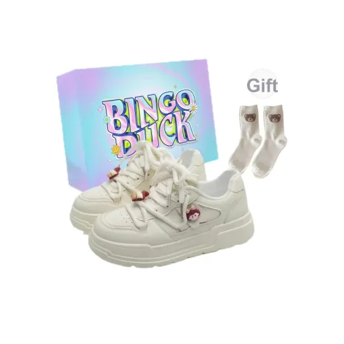 BINGO DUCK Скейтборд Кроссовки с противоскользящим низким верхом для женщин
