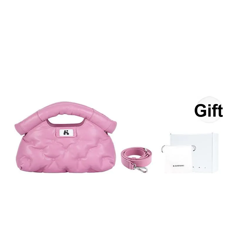 Karkki Lambskin Fashion Premium Designer Style Commute Vacation Travel Clutch Handbag Women's