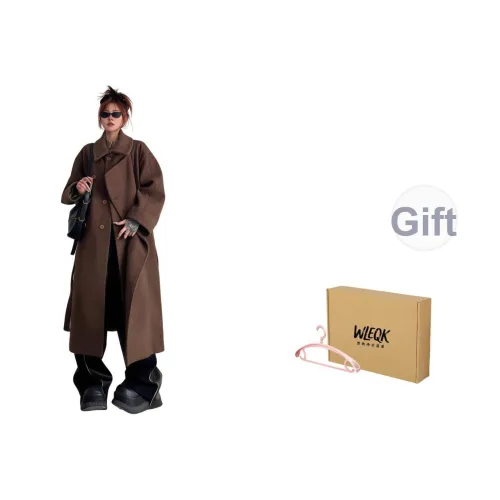 WLEQK Кофе Женские Пальто