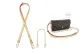 [Color-Changing Crossbody]1.5cm Wide Adjustable Shoulder Strap+Decorative Chain