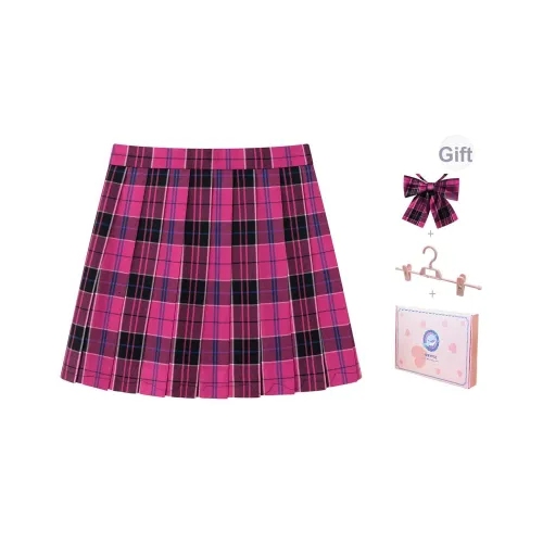 Tokyo Season Повседневные короткие юбки Женские Набор в подарочной коробке Розовый Красный