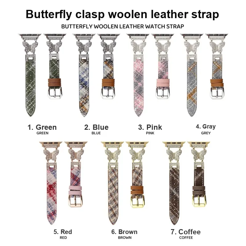 CHRROTA Apple Compatibility Watch Band Leather-1