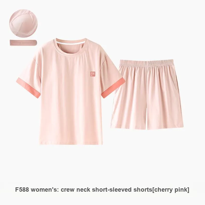ZAO FU NIAO Pajama Set Women's Cherry Pink-1