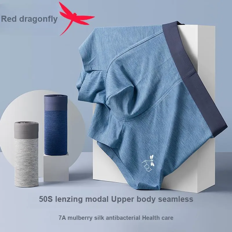 RED DRAGONFLY 50S Modal Underpants Men's 4 Piece Gift Box Sets-2