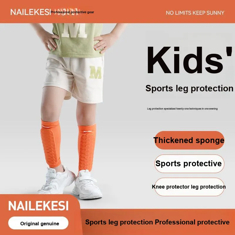 NAILEKESI Soccer Leg Guards Slip Resistant Unisex Professional Protective Equipment-8