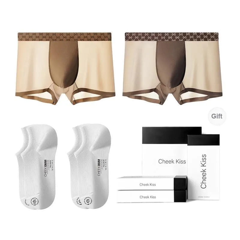 Cheekkiss Underpants Men's Gift Box Of 2 Strips-21