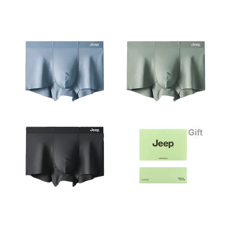 Jeep Underpants Men's 3 Pack Includes Free Box-12