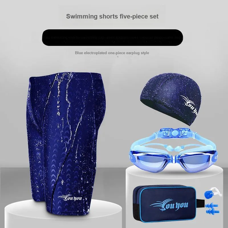 Youyou Swimming Sets Polyester Seaside, Swimming Pool Men's-7