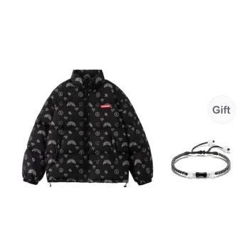 SPRAYGROUND Down Jacket Unisex Black