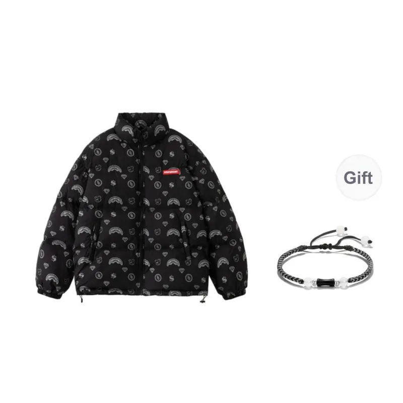 SPRAYGROUND Down Jacket Unisex Black-0