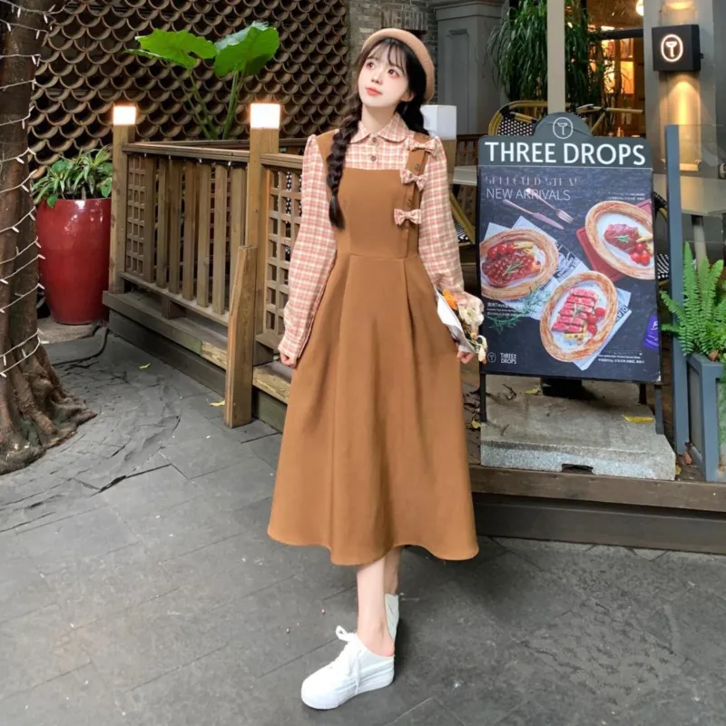 SECFLY OFFICIAL Long Sleeved Dresses Women's Image Color-3