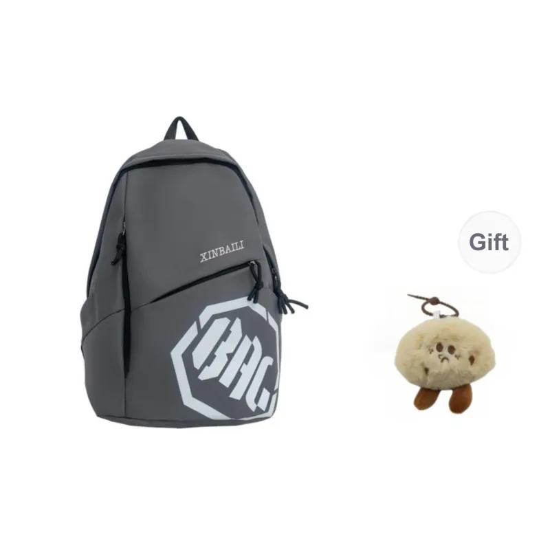 URBAN FOREST Composite Cloth Backpack Unisex Blue/Khaki/Red/Gray/Black-8