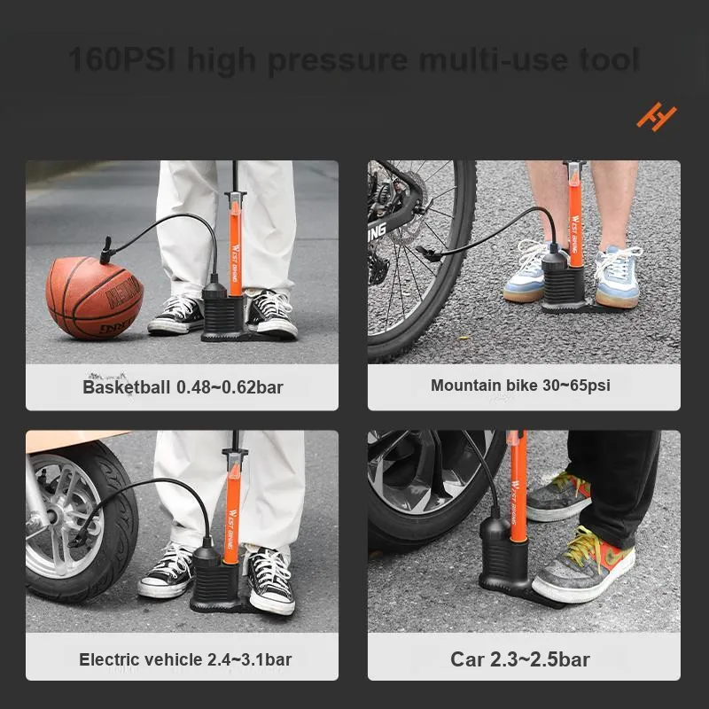 WEST BIKING Bike Balls Balloon Electric Vehicle Motorcycle Car Toy Bicycle Pumps Unisex-2
