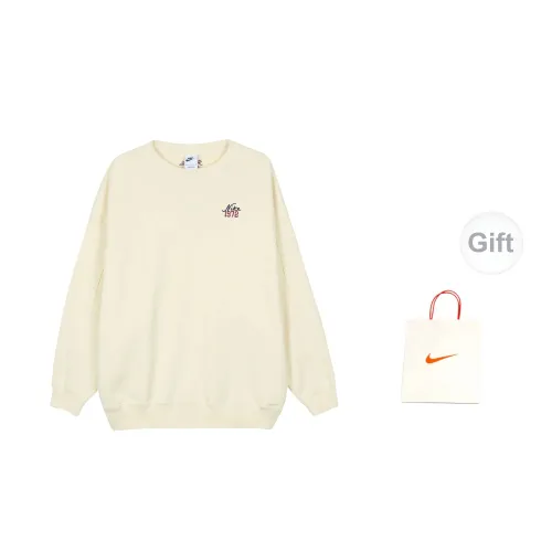 Nike Sweatshirts Women's Beige Sweatshirts+Gift Bag