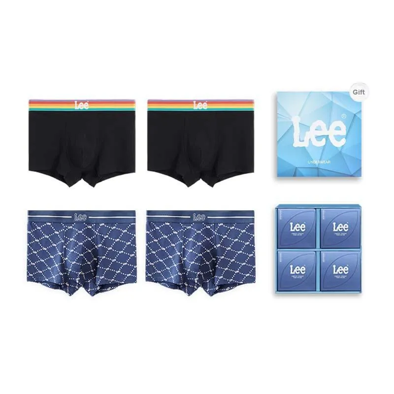 Lee Prism Color Two Underwear Gift Box Men's 4 Pack-12