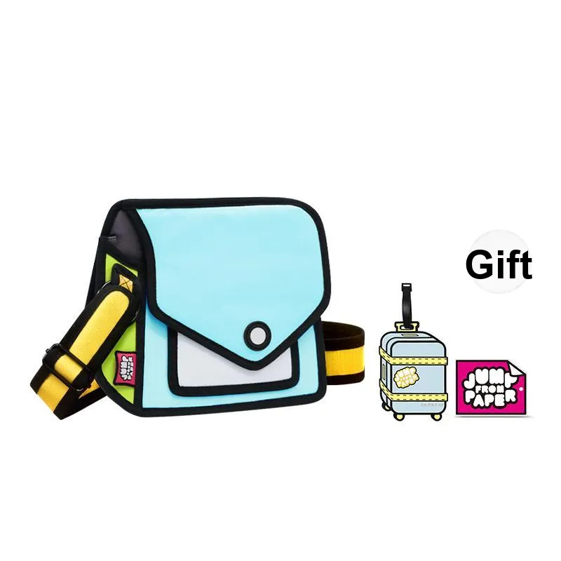 JumpFromPaper Polyester Fabric Crossbody Bags Regular Unisex