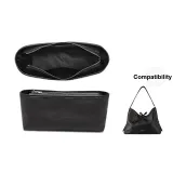 Carryall[Medium Size](Black) Compatible with Lambskin Style