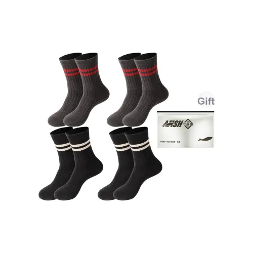 AFISH Носки Crew Мужская Сумка для покупок 4 упаковки