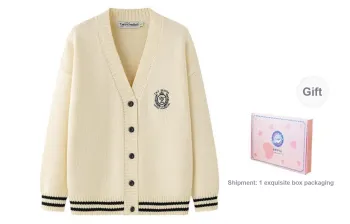 Tokyo Season Knitwear Women's Preppy Style Cardigan Sweater