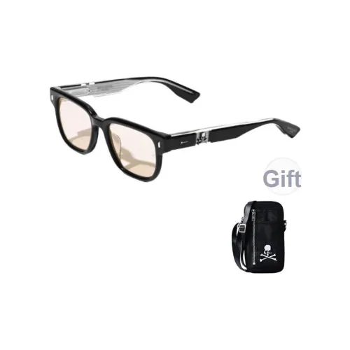 Mastermind JAPAN Нержавеющая сталь Ацетат Квадратные Солнцезащитные очки Unisex Light Коричневый