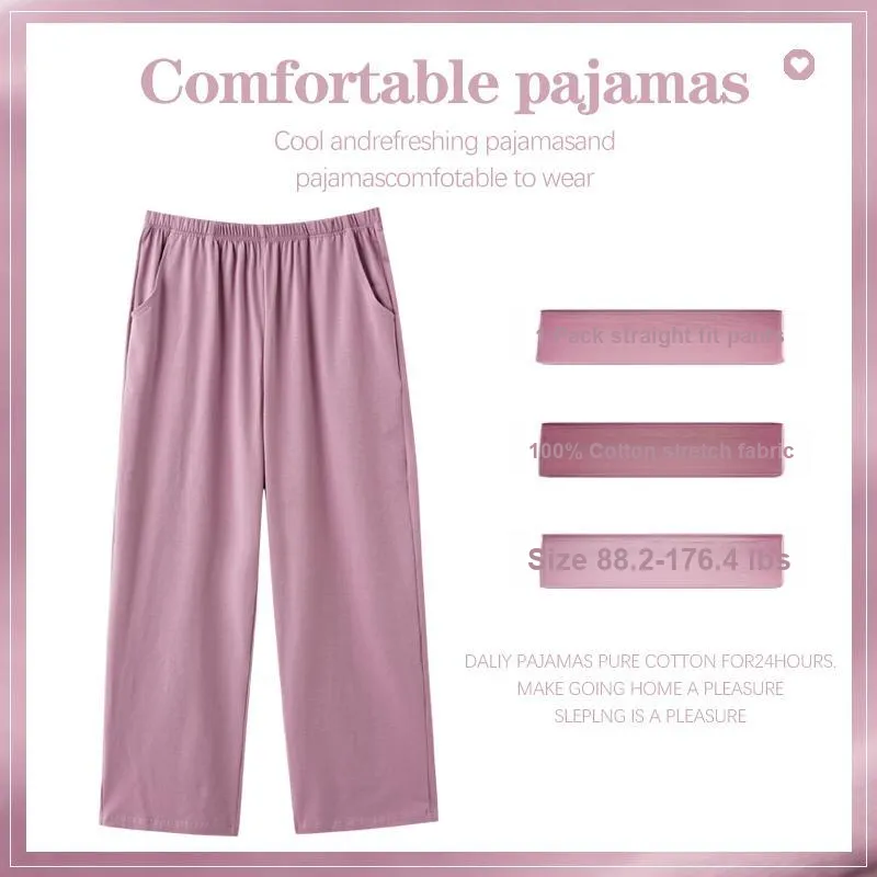 GOSO Pajama Pants Women's Yangmei Purple-1