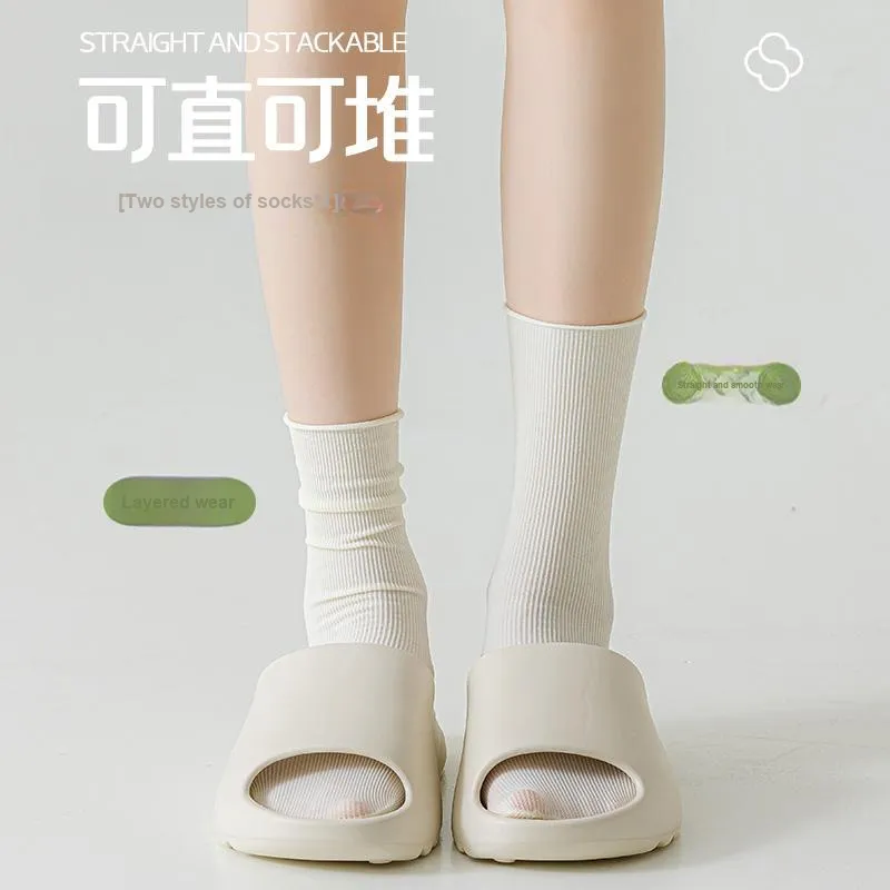 Moremoli Mid Calf Socks Women's 8 Pack-1