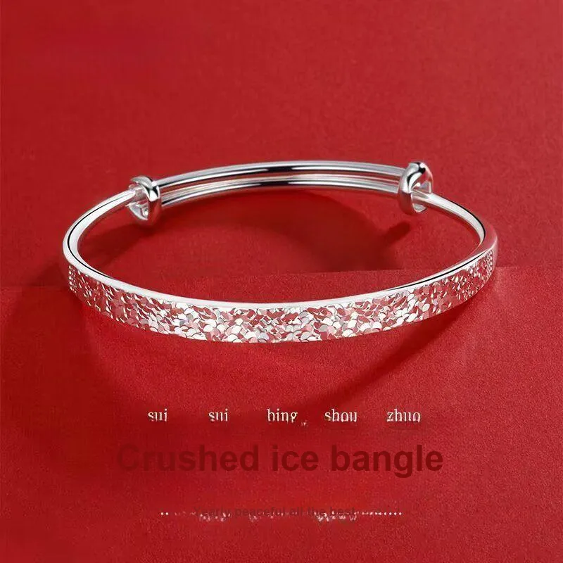 BMK S999 Fine Silver Bangles Women's-1