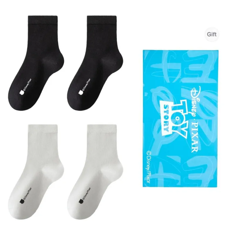 Disney Mid Calf Socks Women's Box 4 Pack-22