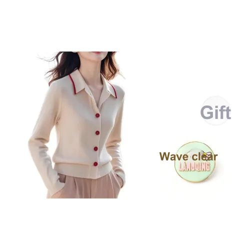 LANGQING Ecru Бесплатная доставка с бренд наклейкой Женская трикотажная одежда