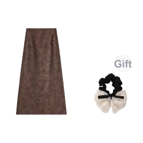 SYEEE WITH U Повседневный Длинный Юбка Женские