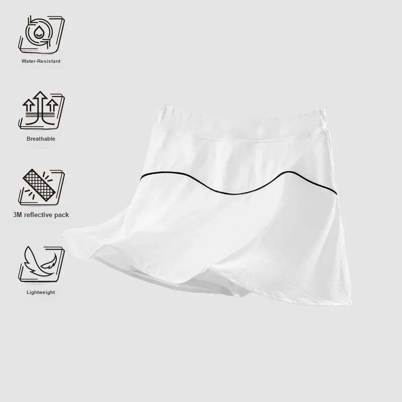 Kawasaki Match Clothing Collection Sports Skirt Women's White/Black-3
