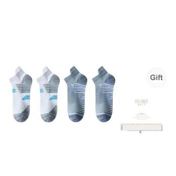 XIA.WA.ZHI.XIU Ankle Socks Women's Shopping Bag 4 Pack