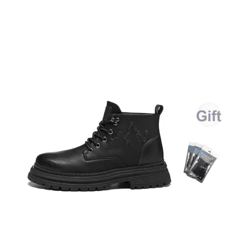 AOKANG Короткий ботинок Martin Мужской Красный Коричневый