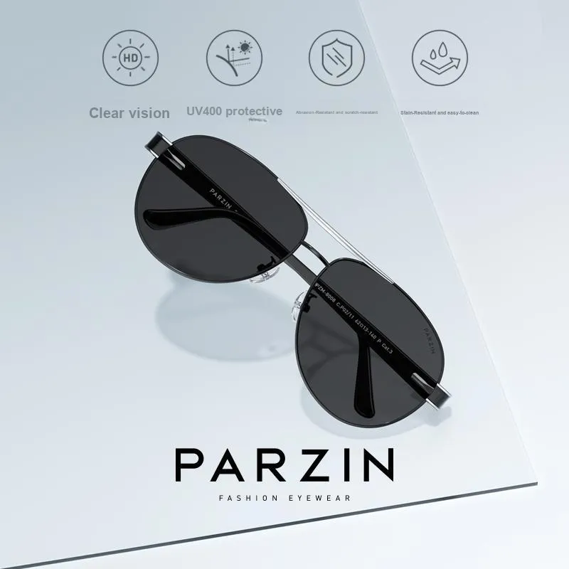PARZIN Alloy Aviator Sunglasses Men's-4