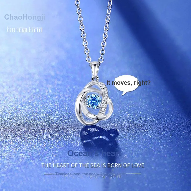 CHAOHONGJI 925 Sterling Silver Necklaces Women's-4