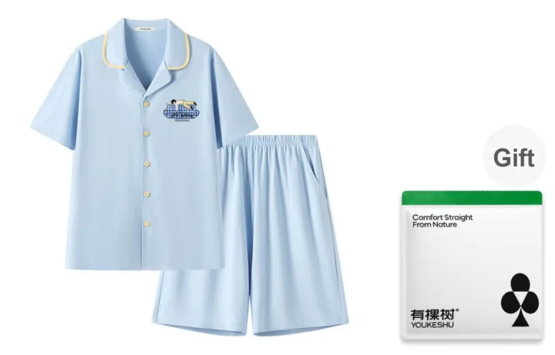 YOUKESHU Pajama Set Unisex Shopping Bag-19