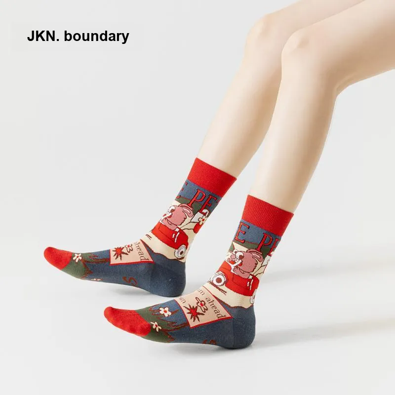 JKN Unisex Mid Calf Socks-10