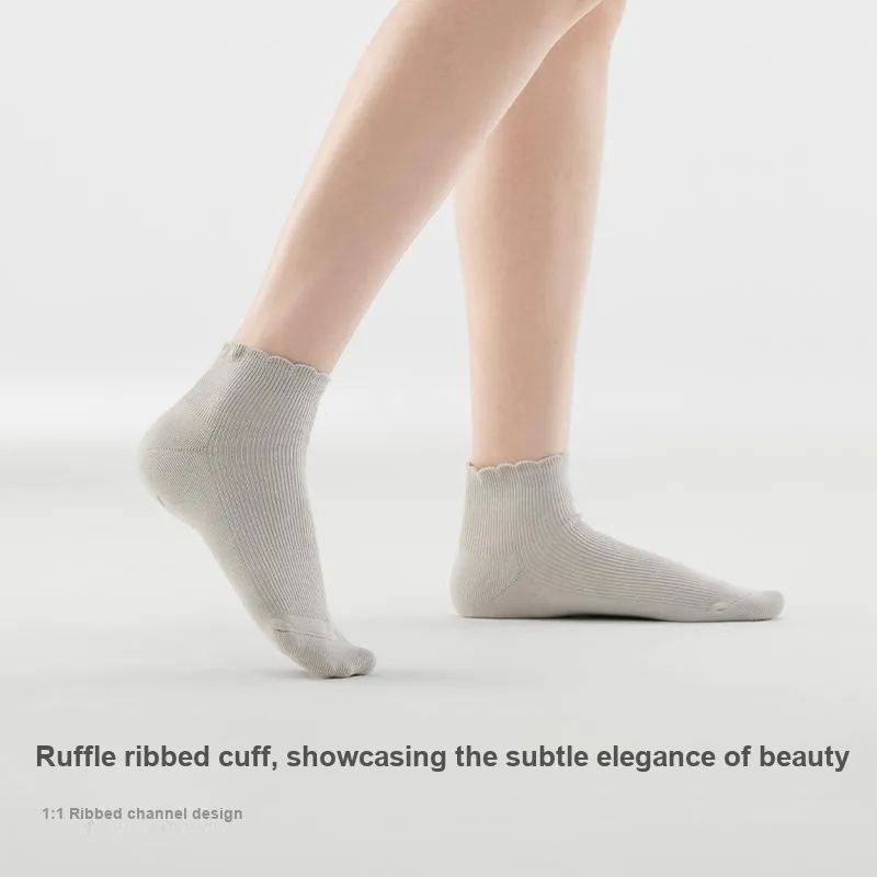 HLA Ankle Socks Women's 5 Pairs-4