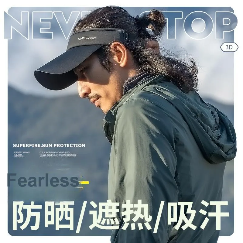 SuperFire Polyamide Sun Protection Hats Unisex Black-1