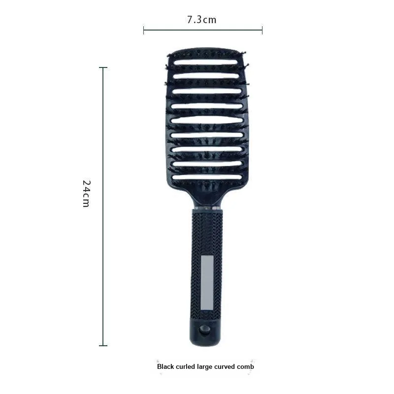 Sweet Pillow House Smooth Curved Hair Drying Comb With Large Teeth Rib Comb Styling Combs Shaping-1