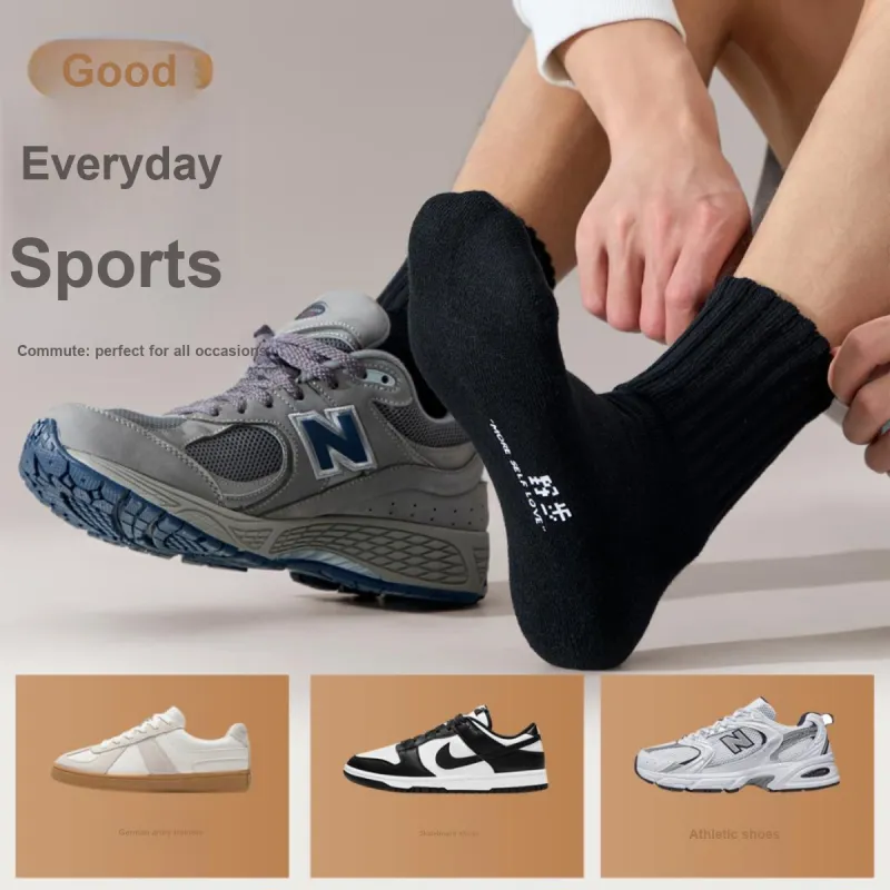 ZEROIN Mid Calf Socks Unisex 4 Pack-3