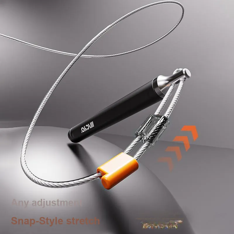 MACYO Professional Racing Non Countable Jump Ropes Adults PVC+Steel Wire Rope, Aluminum Alloy Controller-5