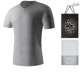 Crew Neck 1 Pack (Heather Gray) 100% cotton Breathable/Versatile Outerwear