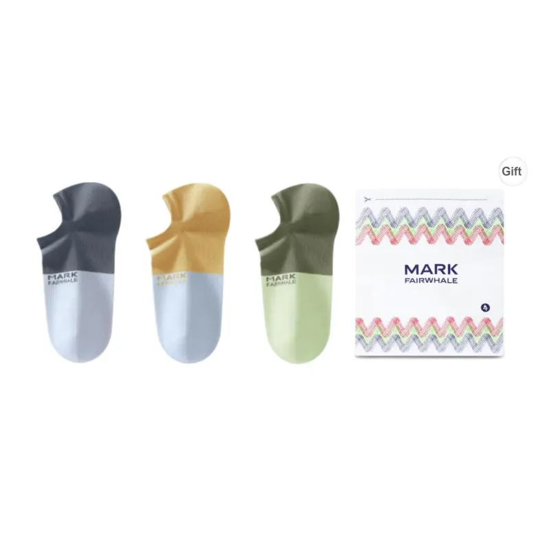 FAIRWHALE Ankle Socks Unisex Box Of 3 Pairs-8