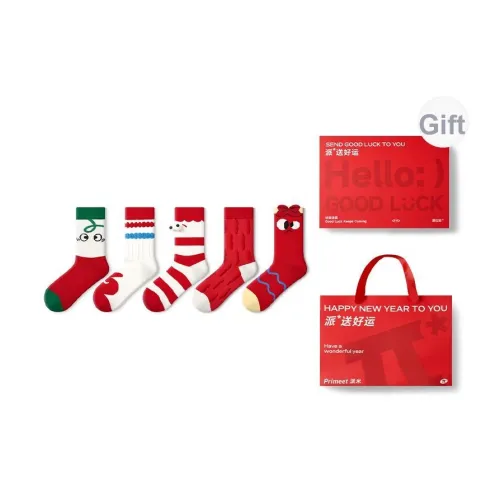 PRIMEET Носки Crew Унисекс Коробка из 5 пар