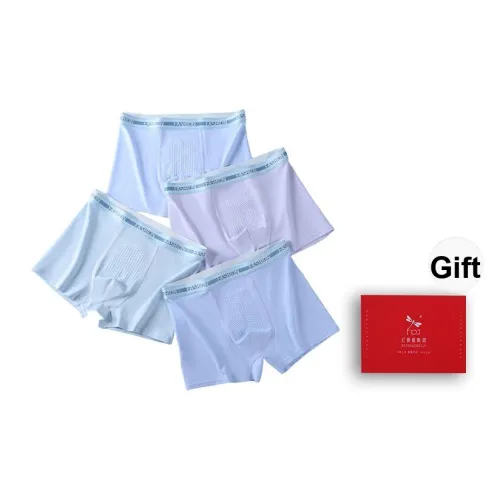 RED DRAGONFLY Хлопок Трусы Мужские 4 Пачки