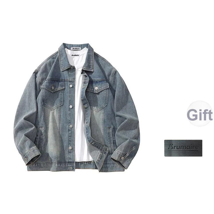 BRUMAIRE Denim Jacket Unisex Blue-12