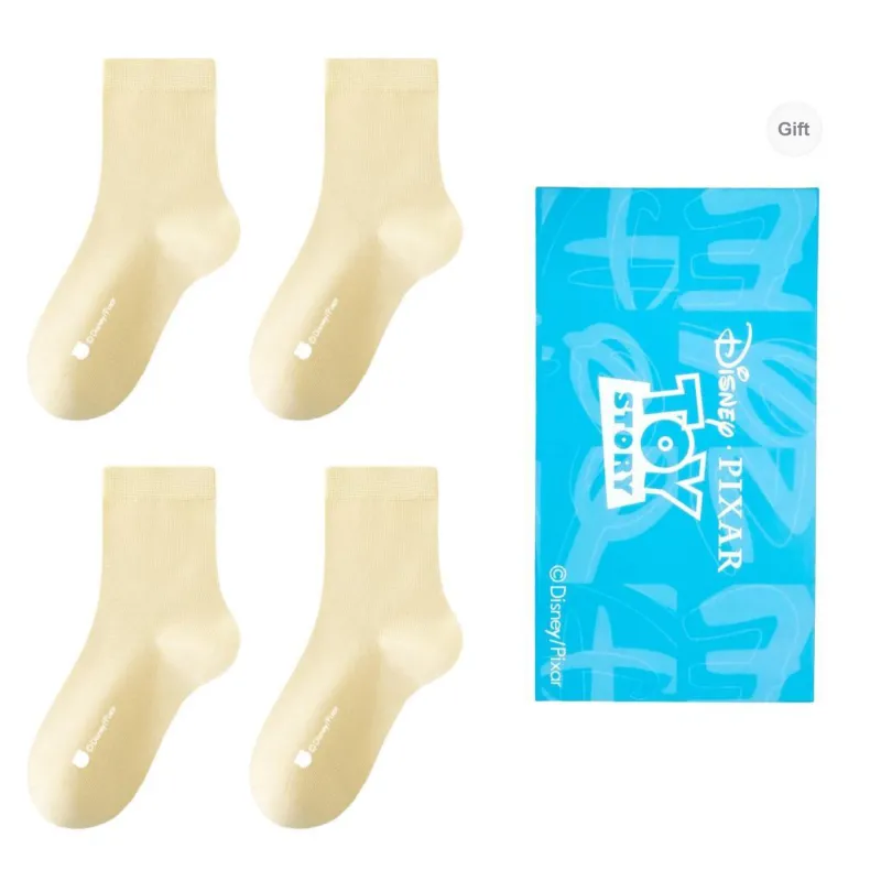 Disney Mid Calf Socks Women's Box 4 Pack-14